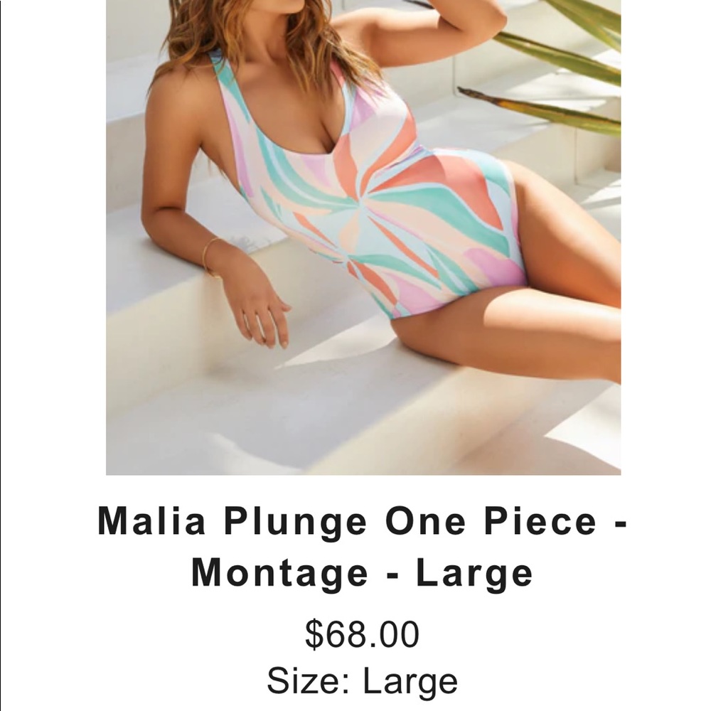 NWT Vici malia swimsuit large